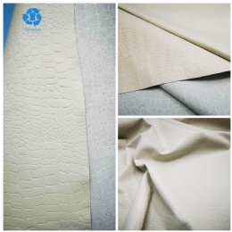Embossed Recycled leather for garments